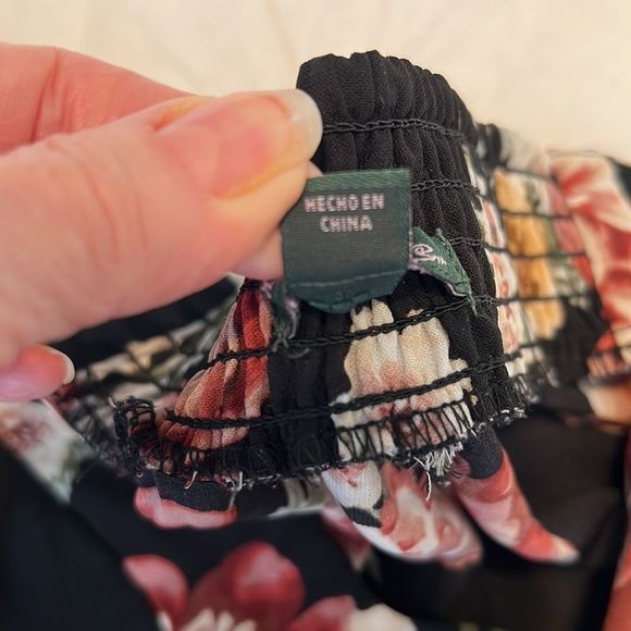 Wild fable flowy flowered crop pants cute w/tank blouse sweater sandals booties - Picture 9 of 16